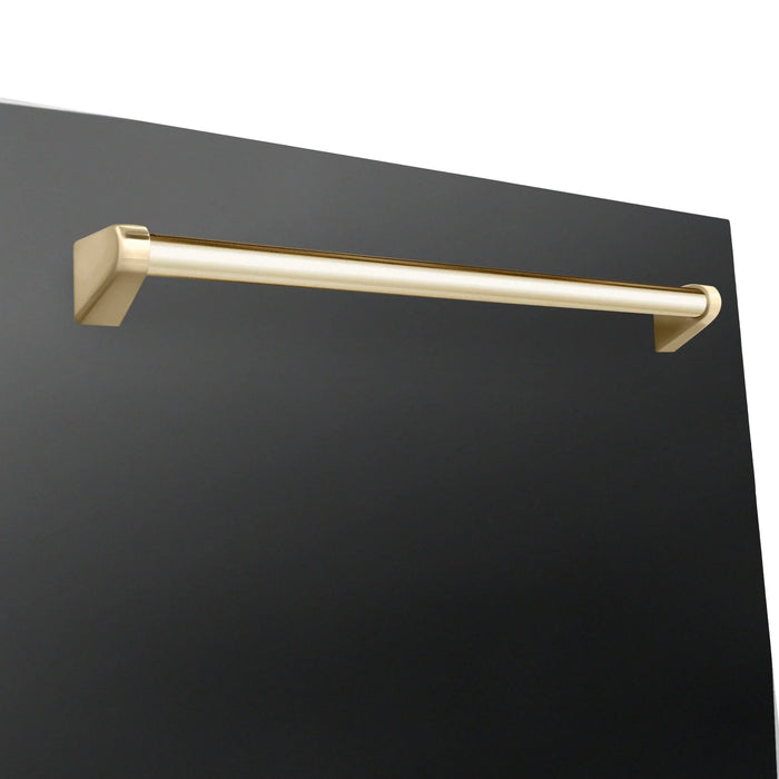 ZLINE Autograph Edition 24" Dishwasher Black Stainless, DWMTZ-BS-24-G