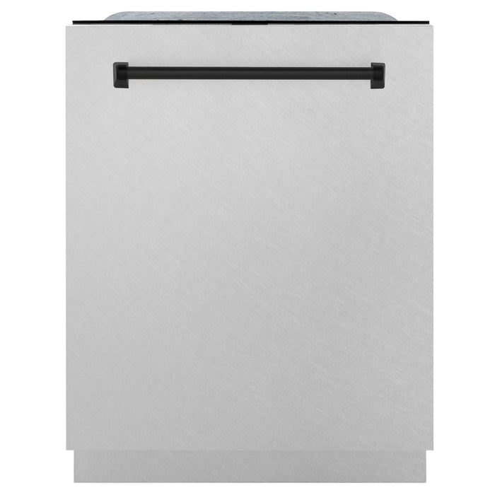 ZLINE Autograph Edition 24" Tall Tub Dishwasher DWMTZ-SN-24-MB