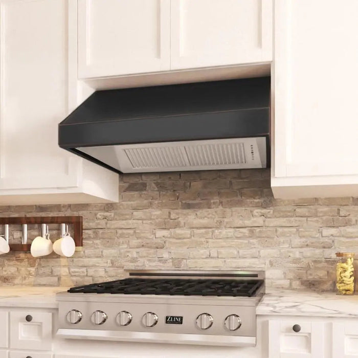 ZLINE 36"Oil-Rubbed Under Cabinet Range Hood, 8685B-36