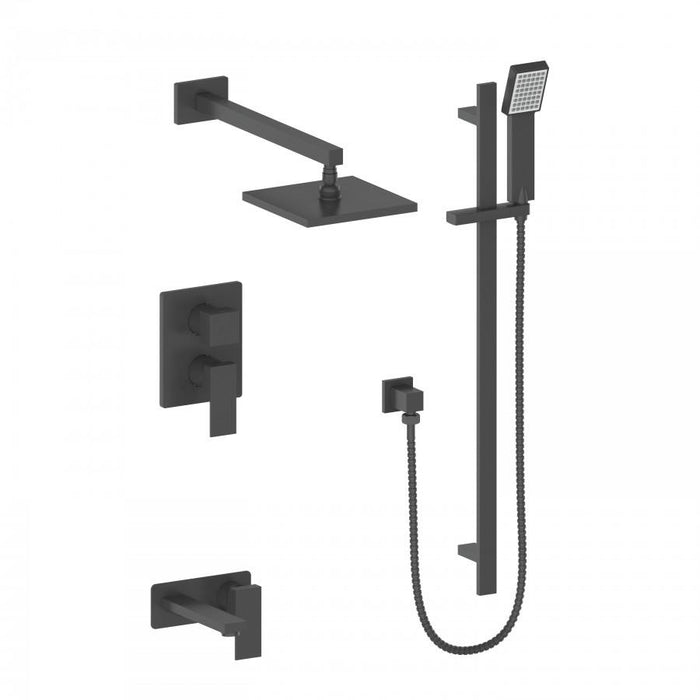 ZLINE Bliss Shower System in Electric Matte Black, BLS-SHS-MB