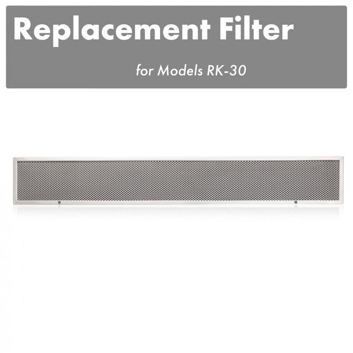 ZLINE Charcoal Filter for 30" Under Cabinet Range Hoods, CF-RK-30