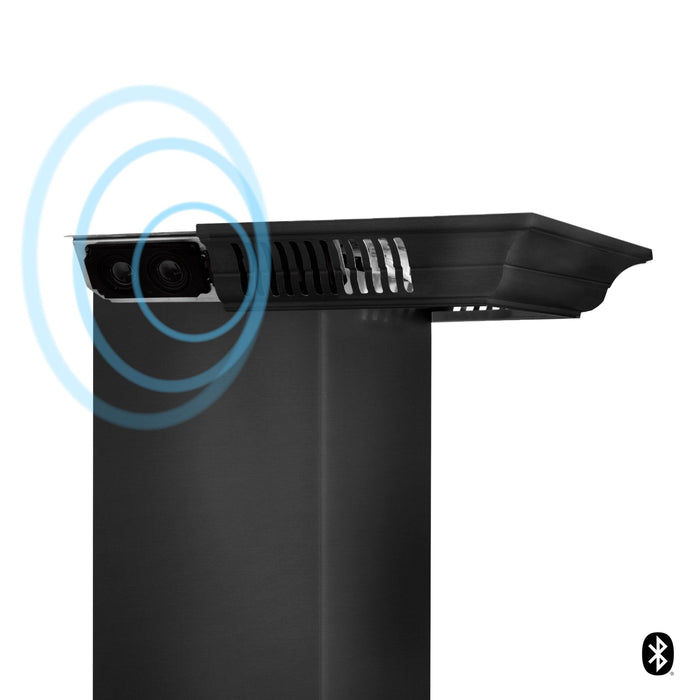 ZLINE Crown Molding Black Stainless Steel BT Speakers CM6-BT-BSKBN
