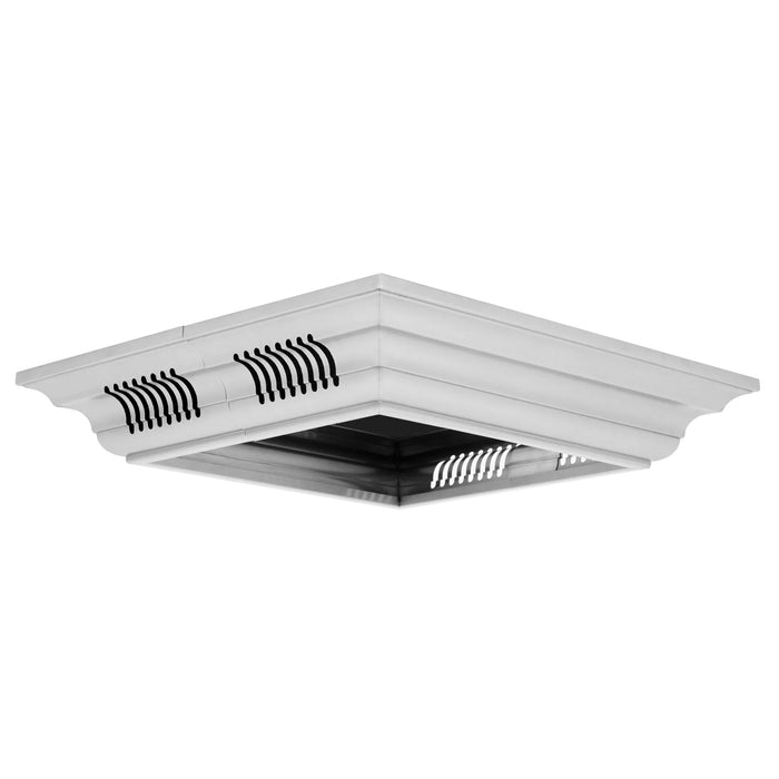 ZLINE Crown Molding in Stainless Steel with Built-in Bluetooth Speakers CM6-BT-GL9i