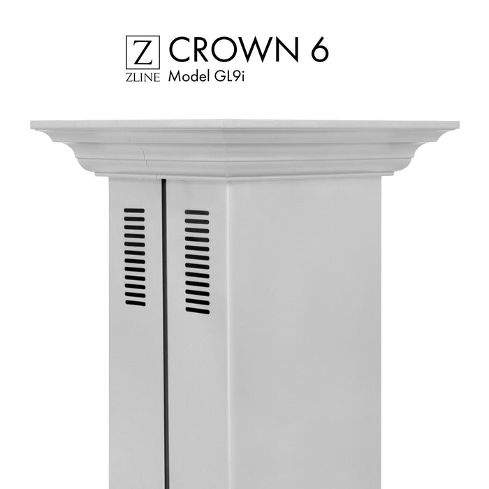 ZLINE Crown Molding Profile 5 for Island Mount Range Hood CM5-697i/KECOMi-304