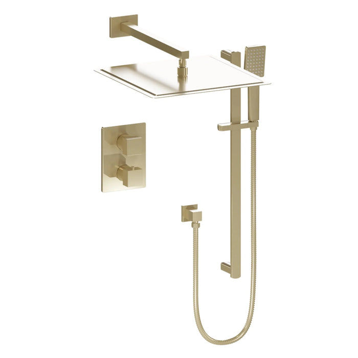 ZLINE Crystal Bay Thermostatic Shower System CBY-SHS-T2-CB