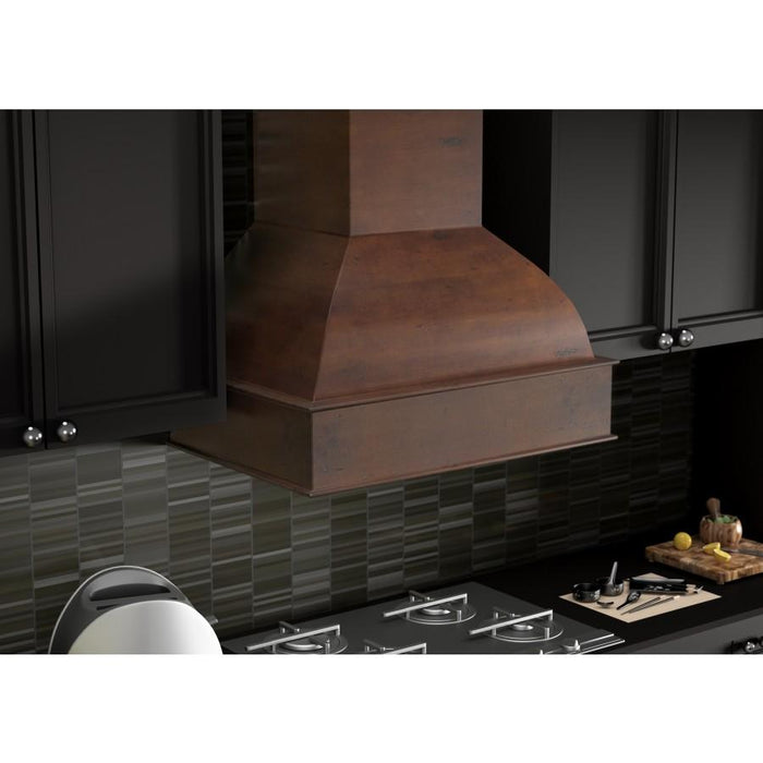 ZLINE 30" Wooden Wall Range Hood, Hamilton, Remote Motor, 369WH-RD-30