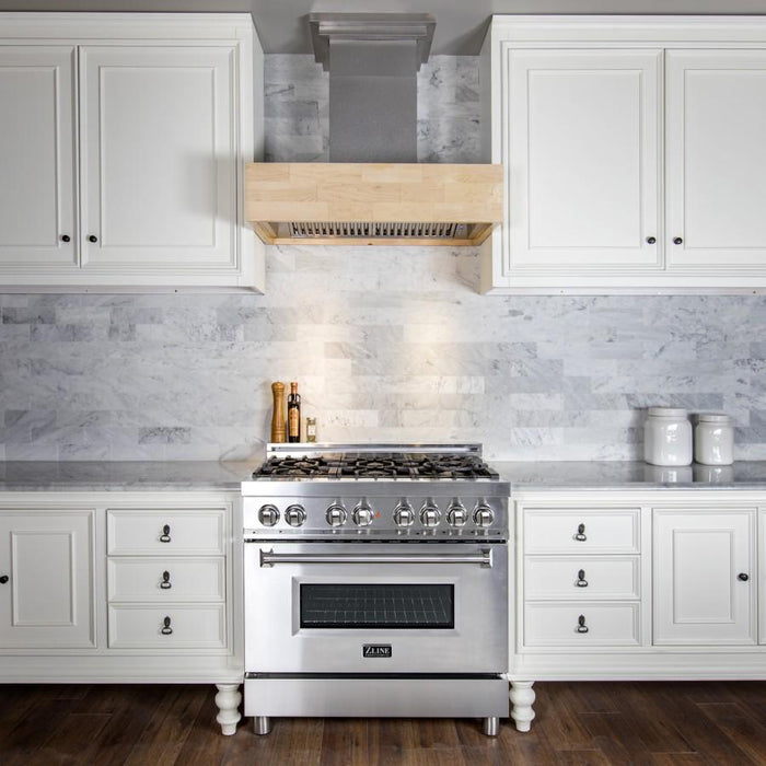 ZLINE 30" Remote Blower Wooden Wall Range Hood, 681M-RD-30