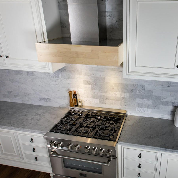 ZLINE 30" Remote Blower Wooden Wall Range Hood, 681M-RD-30