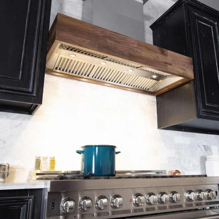 ZLINE 48" Remote Blower Wooden Wall Range Hood, 681W-RD-48