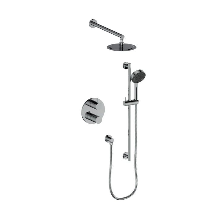 ZLINE Emerald Bay Thermostatic Shower System EMBY-SHS-T2-CH