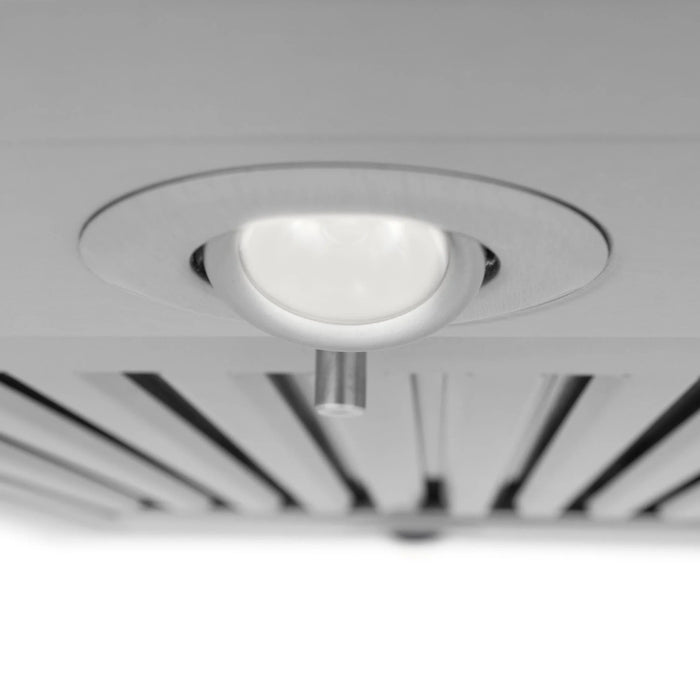 Zline Island Mount Range Hood in Stainless Steel with Built-in ZLINE CrownSound™ Bluetooth Speakers GL2iCRN-BT-48