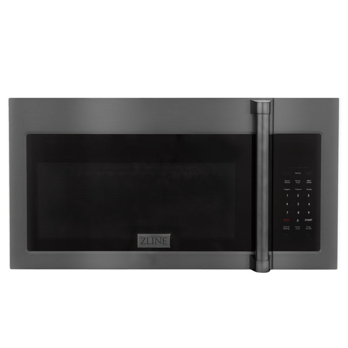 ZLINE Over Range Microwave, Black Stainless MWO-OTR-H-30-BS