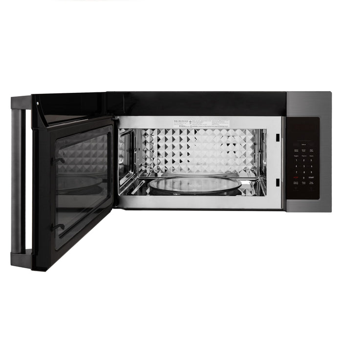 ZLINE Over Range Microwave, Black Stainless MWO-OTR-H-30-BS