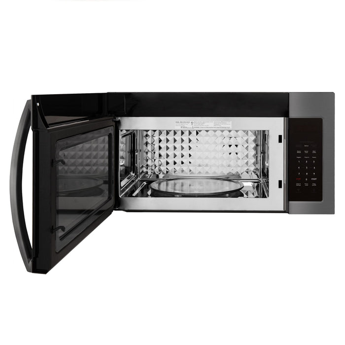 ZLINE Over The Range Microwave Oven, Black Stainless, MWO-OTR-30-BS