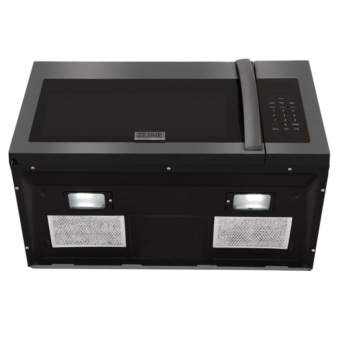 ZLINE Over The Range Microwave Oven, Black Stainless, MWO-OTR-30-BS