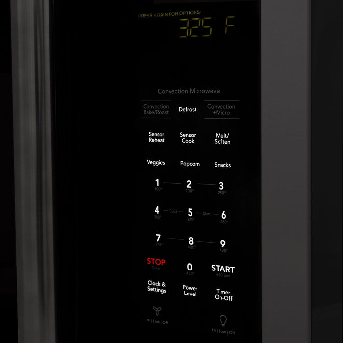 ZLINE Over The Range Microwave Oven, Black Stainless, MWO-OTR-30-BS