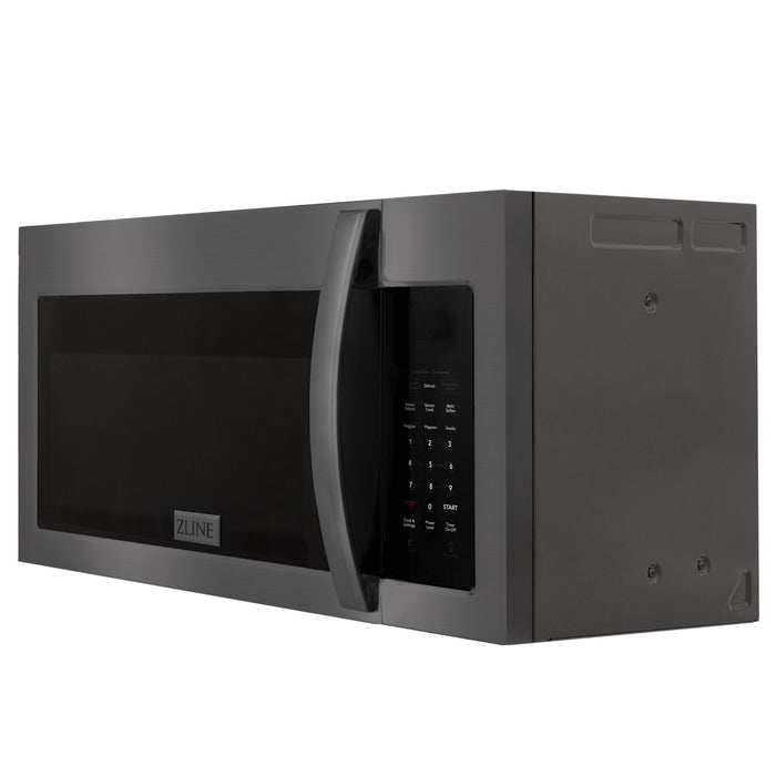 ZLINE Over The Range Microwave Oven, Black Stainless, MWO-OTR-30-BS