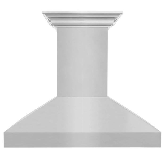 ZLINE Professional Island Mount Range Hood in Stainless Steel with Built-in CrownSound® Bluetooth Speakers 597iCRN-BT-36