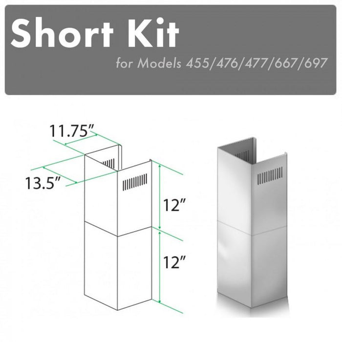 ZLINE Short Kit for 8ft. Ceilings, SK-455/476/477/667/697