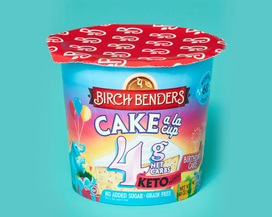 Birch Benders - Cake A La Cup Birthday (Pack of 8) 1.48 Oz